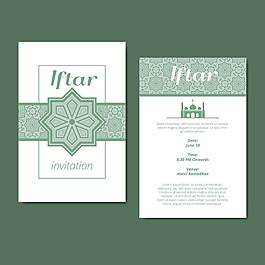 漂亮藝術(shù)圖案邀請(qǐng)函設(shè)計(jì)