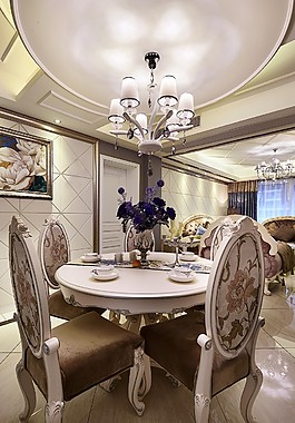 豪華餐廳餐桌設(shè)計(jì)圖