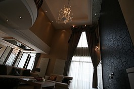 時(shí)尚餐廳吊頂大燈設(shè)計(jì)圖