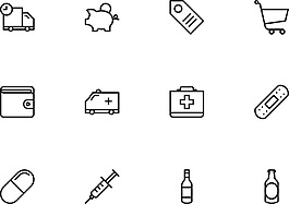 win8扁平风格网页工具包素材