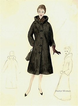 黑色長(zhǎng)裙設(shè)計(jì)圖