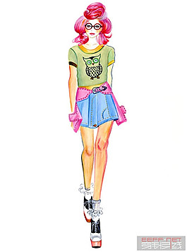 休閑女裝設(shè)計(jì)圖