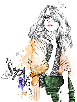 時(shí)尚女裝設(shè)計(jì)圖