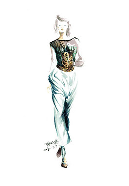 時(shí)尚女裝設(shè)計(jì)圖