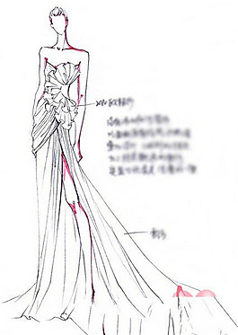 時(shí)尚長裙禮服設(shè)計(jì)圖