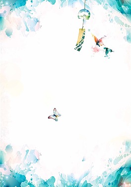 藍(lán)色水墨背景