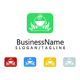 精美時(shí)尚咖啡店鋪logo設(shè)計(jì)矢量源文件