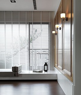 港式時尚室內落地窗設計圖