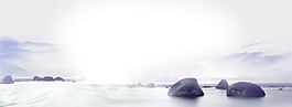 山水水墨中國風(fēng)風(fēng)景海報背景