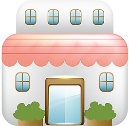 矢量卡通建筑素材设计
