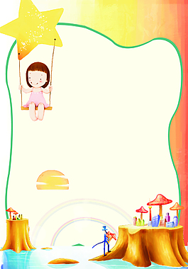 六一兒童節花框EPS