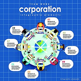 團(tuán)隊(duì)與對話框圖片