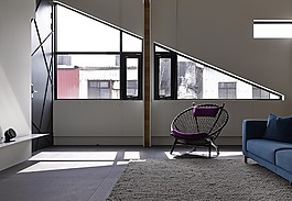 港式簡約創(chuàng)意樓梯窗戶設(shè)計圖