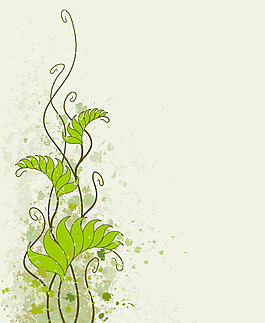 植物花紋素材背景設(shè)計