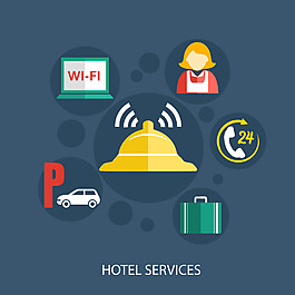卡通矢量WIFI