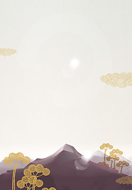 中國風山林背景