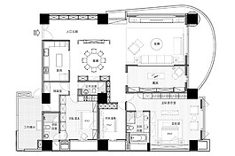 現代家裝平面圖