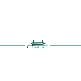天安門線條圖