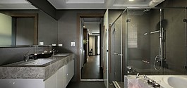 現(xiàn)代港式衛(wèi)生間裝修效果圖