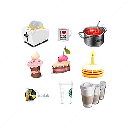 食物食品icon圖標(biāo)素材