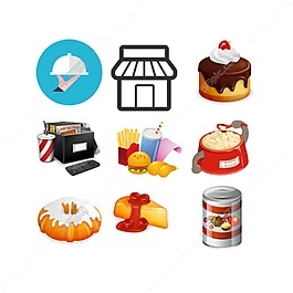 食物食品圖標(biāo)icon矢量圖標(biāo)