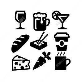 食品廚具ICON圖標標志圖片免費下載