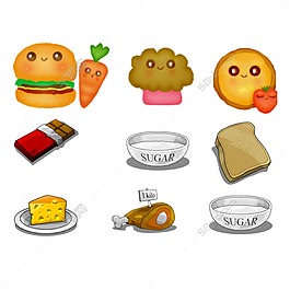 食品廚具icon圖標(biāo)素材免費下載