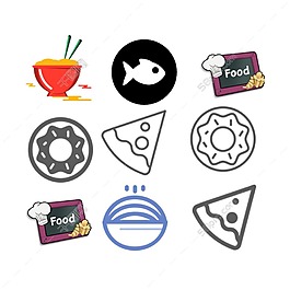 食物食品ICON圖標(biāo)標(biāo)志圖片
