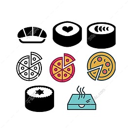 蛋糕食品廚具精美icon圖標(biāo)免費下載