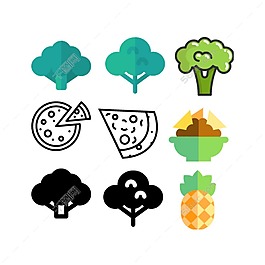食物食品icon圖標(biāo)素材