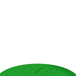 綠色弧形草地