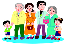 矢量一家人旅游EPS
