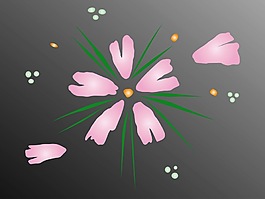 矢量櫻花素材
