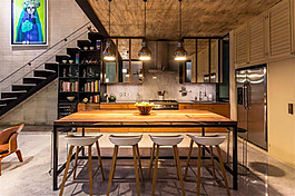 現(xiàn)代簡約餐廳餐桌設(shè)計(jì)圖