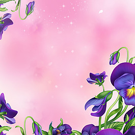 花朵樹藤粉色高光花瓣背景素材