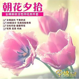 朝花夕拾鮮花主圖模板免費下載