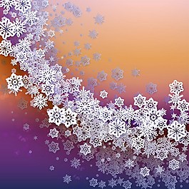 雪花背景素材