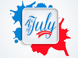 美國獨立日抽象裝飾圖案背景