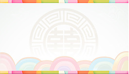 中國風文字邊框背景
