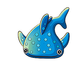 矢量鯨魚EPS