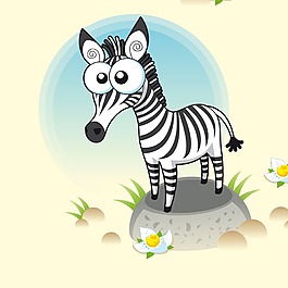 矢量動物馬EPS
