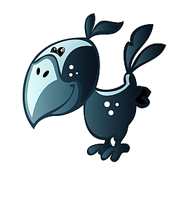 矢量黑乌鸦EPS