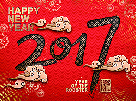 2017年主題酷炫矢量背景素材