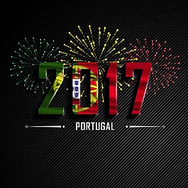 2017煙花背景素材