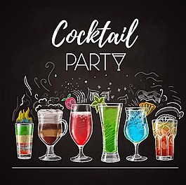 飲料背景素材