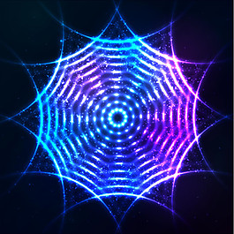 霓虹燈光線效果背景矢量素材下載