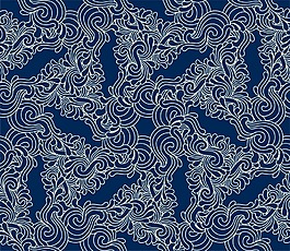 藍(lán)色裝飾圖案背景矢量素材下載