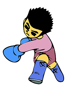 卡通國際拳擊EPS