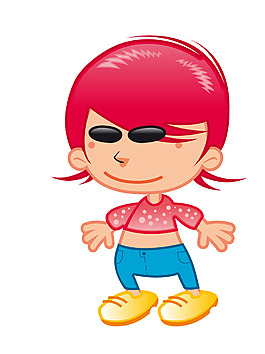 矢量時(shí)尚美女EPS