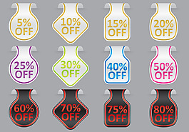 折扣促銷(xiāo)標(biāo)簽